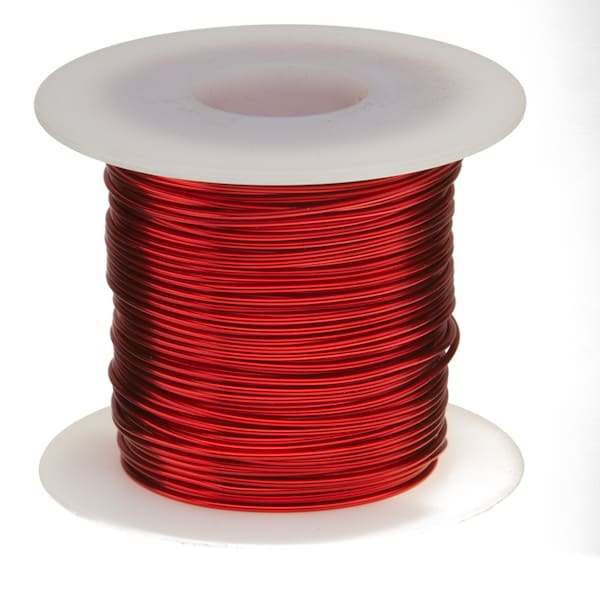 Magnet Wire, MW 80-C, 17 AWG, Red